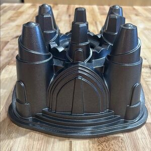 Nordic Ware Gothic Palace Royale Castle Bundt Mold - Metallic Gray